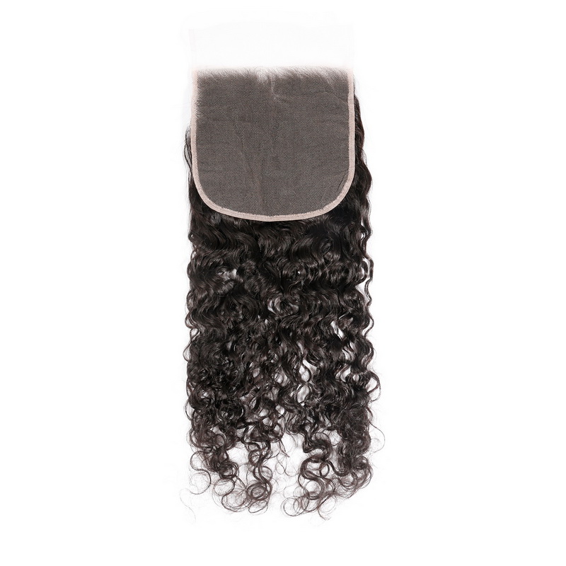 Virgin Hair Water Wave 4x4 5x5 6x6 7x7 Transparent Lace Closure